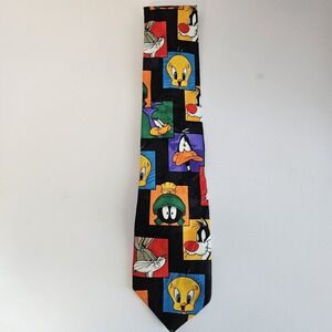 Looney Tunes Characters Tie Polyester 54" long Dress or Casual